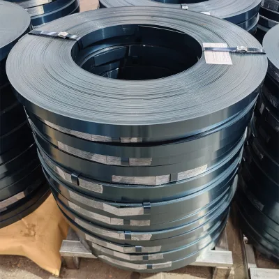 High Strength Factory Outlet Bluing Waxed Steel Strapping Lubricated Surface for Heavy Duty Bundling