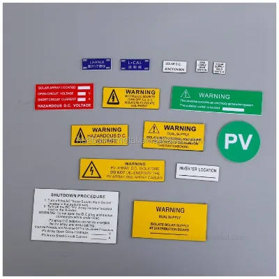 Huabaixin Custom Board Engraving Billboard ABS Two-color Plate Engraving Cable Warning Power Distribution Fire Service Equipment