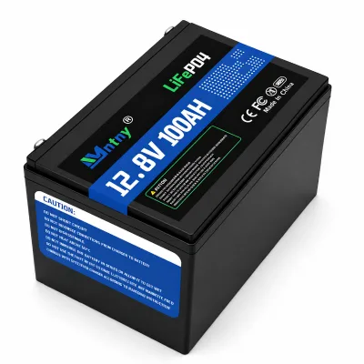 Drop-in Lead Acid Replacement 12.8V 100Ah LiFePO4 Battery Pack 0.5C Charge 1C Discharge 4000 Cycles 3-Year Warranty for RV