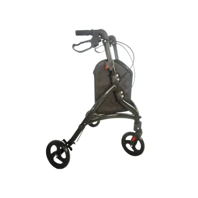 Three-wheeled Walkers with Bulky Shopping Bagslightweight Rollator WalkerAn Elderly Tricycle Walker