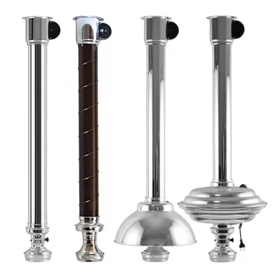 Commercial Restaurant Straight Korean Stretch Stainless Steel Hard Duct BBQ Japanese Grill Exhaust Smoking Pipe Tube