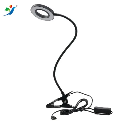 FX011 Modern DC LED Desk Lamp with Adjustable Brightness Warm White Light Aluminum Alloy Table Lamp