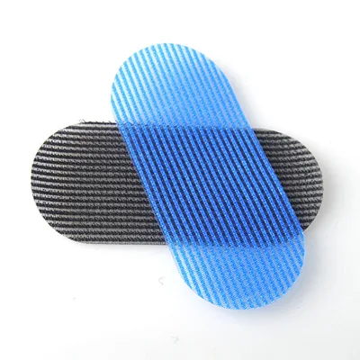 Three-color Hair Grippers Barber Hair Grippers 2pcs Per Bag Customized Nylon for Magic Hair Stickers Hair Holder and Gripper