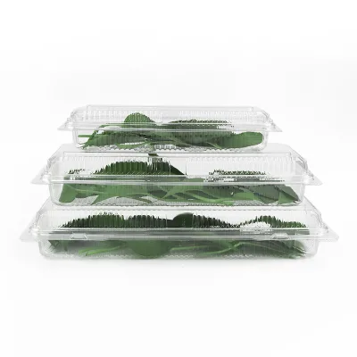 RPET Herb Clamshell Punnet 6oz Herb Tray Container 16oz Herb Clamshell Container