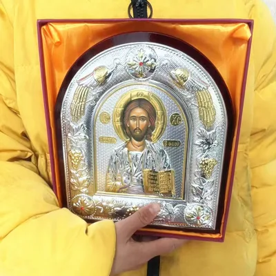 22*26cm Greek Christian Orthodox Religious Mount Athos Icon of Jesus Christ