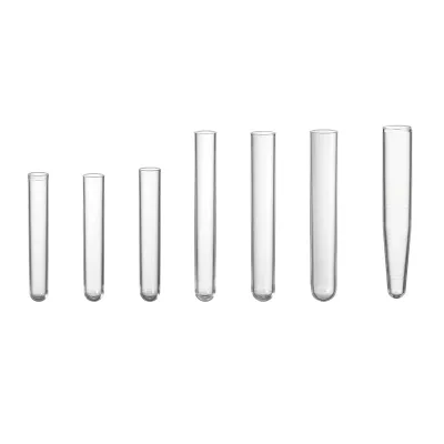 Factory Sale PS PP Round Bottom Plastic 12*75mm Test Tube with Rack