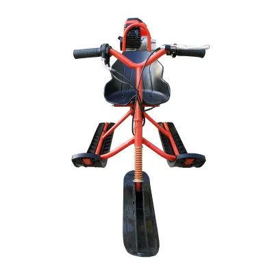 Haya 49cc Snowmobile Snow Ski Mini Motorcycle Gas Scooter for Kids with Max Speed <40km/h