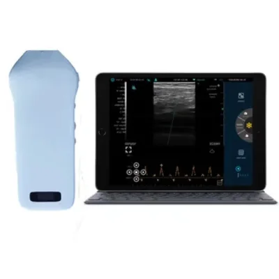 C10CS Medical Facial Beauty High Frequency Line Array Wireless Ultraportable Ultrasound Color Doppler Scanner