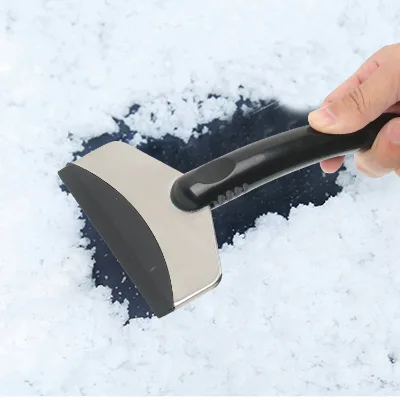 Exterior Accessories Car Cleaning Kit Rubber Plastic Snow Scraper for Window