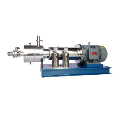 EU Standard Customized Three Stage Food Grade Sanitary Explosive Proof in Line High Shear Emulsifier/mixer/homogenizer/pump