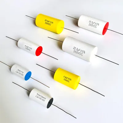 250V~400V 0.1uF~100uF Axial MKP Metallized Polypropylene Film Capacitor for HIFI Car Audio Divider Axial