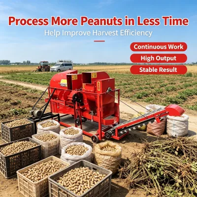 Heavy Duty Peanut Harvester Equipment for Commercial Farm Continuous Operation