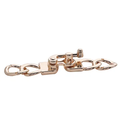 "Chain Lock Hardware for Luggage Trendy Rotating Metal 12mm Alloy Shank Style Fashion Buttons"