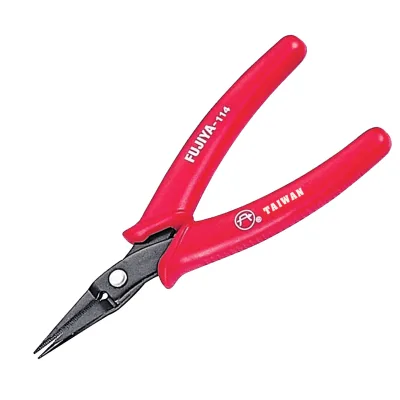 Metric Steel Long Nose Pliers with Serrated Jaw PVC Handle OEM Available