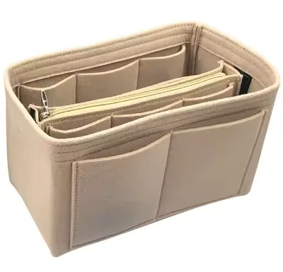 Modern Rectangle Eco-Friendly 100% Polyester Fabric Multifunction Desktop Organizer Storage Basket Multi-Color Living Room
