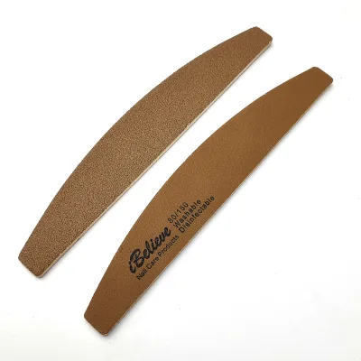Double Sided 100/180 Grit Good Quality Professional Gray EVA Sanding Nail File Wholesale Custom Logo Manicure Tool