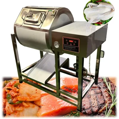 Hot Selling Automatic Small Beef Chicken Mutton Meat Vacuum Meat Tumbler Tumbling Meat Processing Marinade Machine
