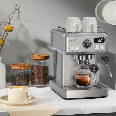 High Quality Italian Kaffee Machine Semi Two Group Automatic Espresso Machines Coffee Maker