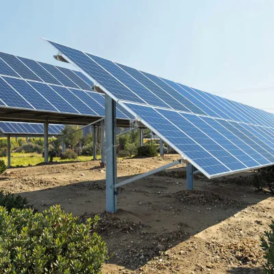 High Strength Aluminum Profile System for Solar Farm Agriculture Mounting Wholesale for Concrete or Screw Pile