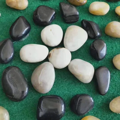 Wholesale Natural Polished Pebbles, Landscape Paving, Washed Pebbles, Garden Greening, White Pebbles