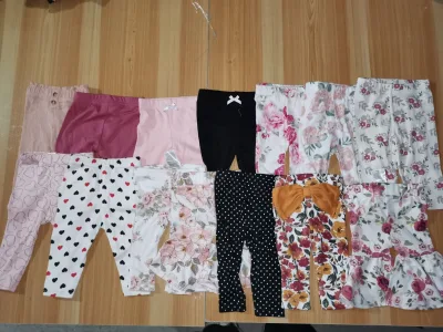 Baby Pants Random Model 100% Cotton Cartoon 0~24M Baby Sleepsuit Stripe Printing Color Pants