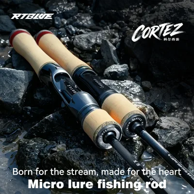 BEARKING New Ultra light object fishing rod CORTEZ 24&30T carbon cloth Gun handle/straight handle Cork grip Fuji O-ring