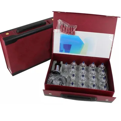 2025 Top Sale Plastic Vacuum Cupping Set with 17pcs Cups for Home Daily Body Therapy