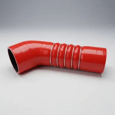 OEM Silicone FKM Liner Charge Air Intake Hose with Cutting Service 400F Working Temperature
