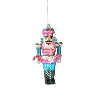 Lovely Soldier Shaped Ideas Decorating Blown Glass Animal Ornaments Glass Christmas Ornament Holiday Eco-friendly