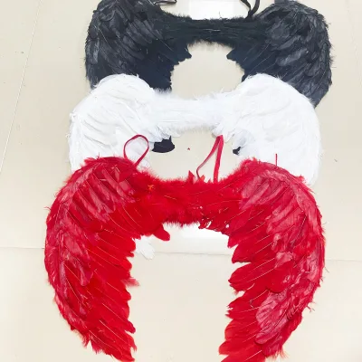 Feather Wing Angel Halloween Party Decorations Super Wings Catwalk & Nightclub Performance Props for Halloween Celebrations