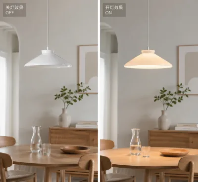 BO GLASS Modern Handmade White Glass Lamp Shade Replacement Custom Size Light Covers for Indoor Chandelier & Wall Lamps