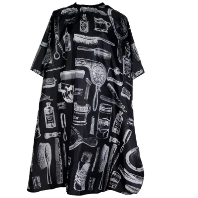 Professional Hairdressing Salon Nylon Cape 120x145cm-Adjustable Waist Anti-Static Hair Cutting Cloak for Adults Kids