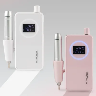 OEM/ODM Rechargeable Portable Nail Drill Machine Hollow Cup Motor Drill Nails Profesional Nail Drill Bits for Salon Use
