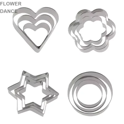 Stainless Steel Heart Cookie Cutters Set Christmas Easter Biscuit Cutter for Kids for Creative Baking & Decorative Touch