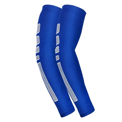 Anti-Slip Extended Anti- UV Sports Compression Arm Sleeves for Running Fishing Cycling Basketball Shooting