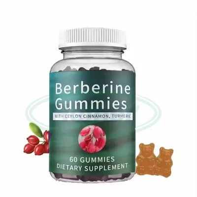Ausreson OEM Supplements Berberine Hcl Gummy Food Grade Health Support Cinnamon Niacin Berberine Gummies