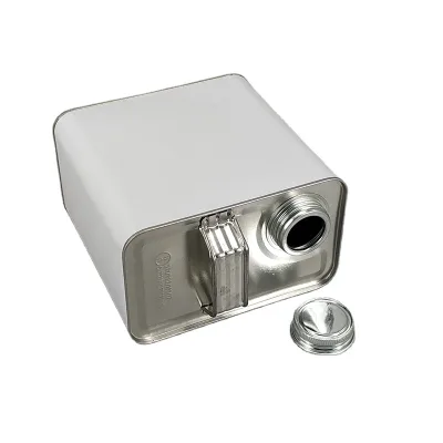 Best Sell 2.5L Rectangular Metal Tin Cans Made of Food Grade Tinplate for Olive Oil Coffee Beans Milk Food Products