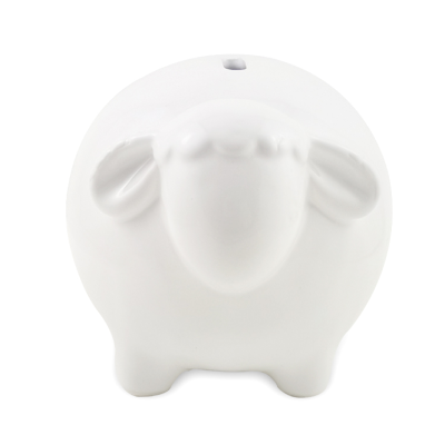 Wholesale Sheep Money Bank Ceramic Animal Hot Sale Saving Bank Dolomite OEM Piggy Cheap Unique Coin Bank