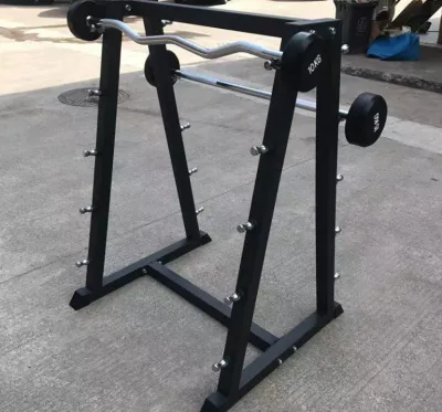 Hot Selling Heavy Duty Storage Holder for Straight and EZ Curl Barbells Fixed Weight Barbell Rack