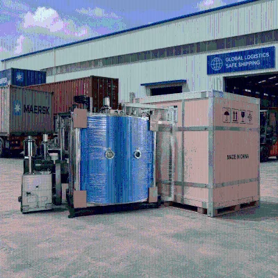 High-Throughput Magnetron Vacuum Coating System with PLC Control Motor Components for Car Metal Decorative Electronics