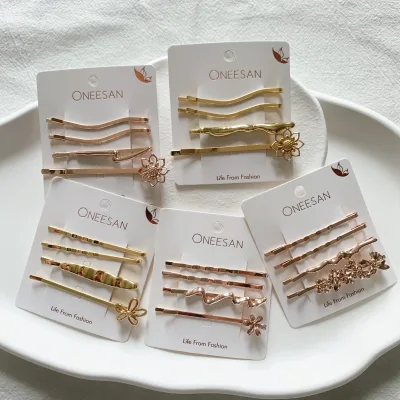 Hot Sale Korean Vintage Metal Hairpin Hair Accessories Set Fashion Hair Clip for Women
