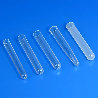 Laboratory PS PP Disposable Plastic 13*75mm 13*100mm 16*100mm 16*102mm Test Tube