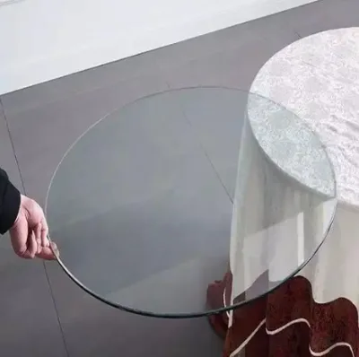 Tempered Safety Decorative Frosted Glass 5mm 19mm Waterproof for Table Top