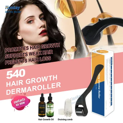 Derma Roller 540 Needles for Beard Derma Roller Hyaluronic Acid Body Roller With Logo