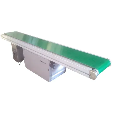 Hot Sale New Durable Mini PVC Belt Conveyor with Aluminium Frame Flat Design 20m/min Speed for Manufacturing Plant Industries