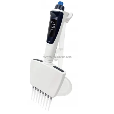 Multi-functional 8-channel Electronic Pipette Adjustable Digital Micropipette
