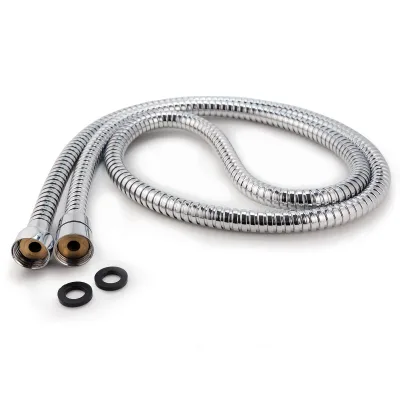 Shower High Pressure Pipe Copper Stainless Steel Plating Double-button Hose