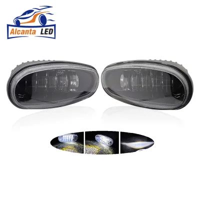 Car LED Fog Light Headlight for Car Aluminum Front Led Work Light Daytime Running Lights for Chevrolet 4x4 Off Road Accessories