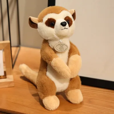 Lemur Anime Plush Toys Stuffed Animal Super Soft Polyester Dog Princess PP Cotton Filled Embroidered Technics for Stress Relief
