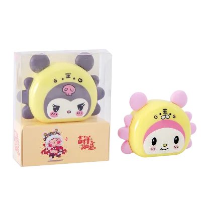 Chinese Stationery Creative Cartoon Double-hole Student Manual Pencil Sharpener